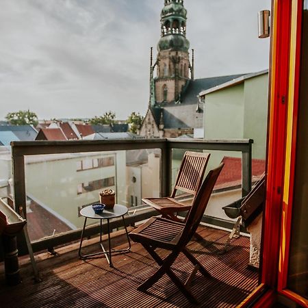 Traumhaftes Apartment Am Dom Mit Grosser Dachterrasse Zwickau Exterior foto