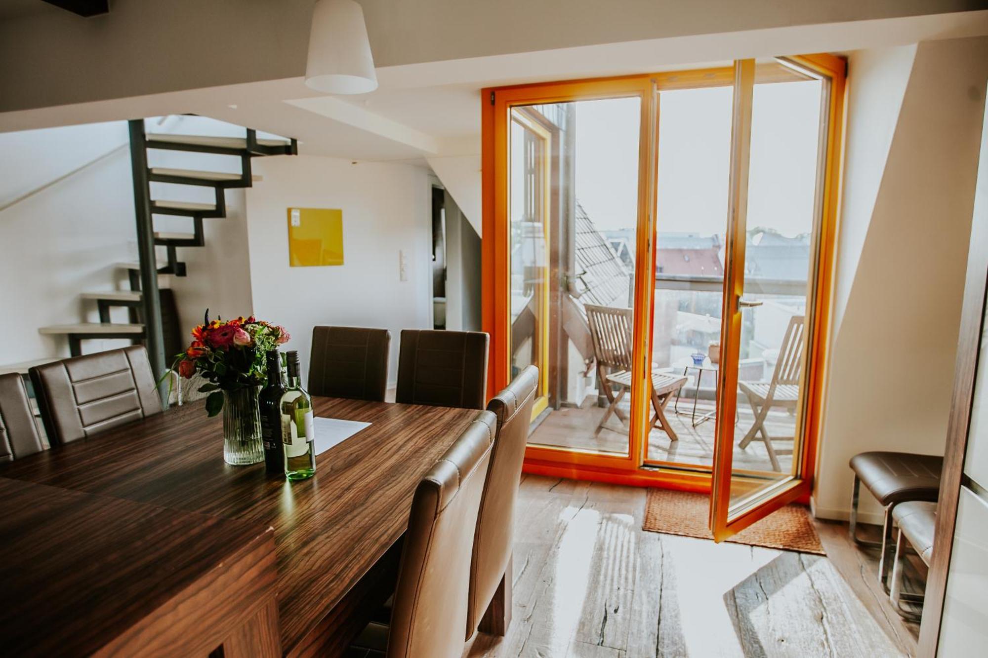 Traumhaftes Apartment Am Dom Mit Grosser Dachterrasse Zwickau Exterior foto